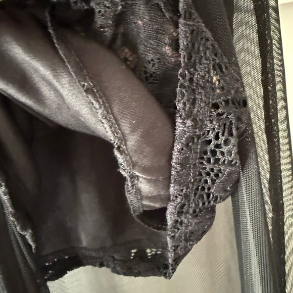 Try This Elegant Black Sheer Women's Skirt - Picture 5 of 7